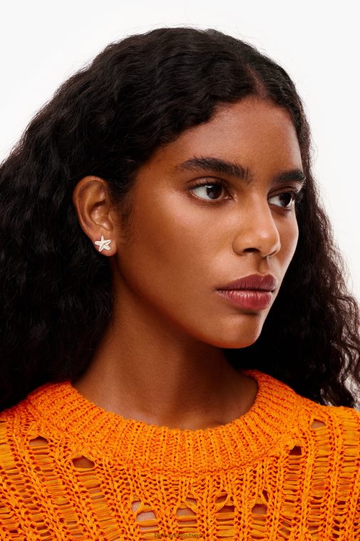 Bimba Y Lola Stern-Ohrringe Elfenbein Zubehör T04ZZ712