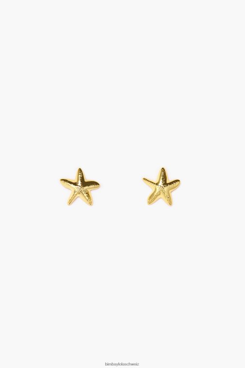 Bimba Y Lola kleine Sternohrringe golden Zubehör T04ZZ711