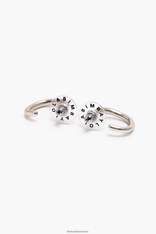 Bimba Y Lola matte Creolen Silber Zubehör T04ZZ761