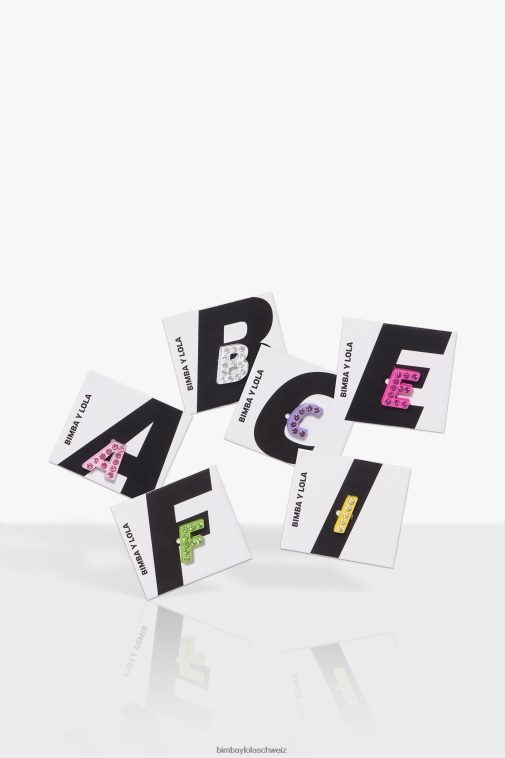 Bimba Y Lola Buchstabe ein Metallanhänger Rosa Zubehör T04ZZ724