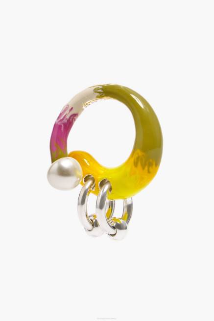 Bimba Y Lola Emaille-Perlenring Zubehör Mehrfarbig T04ZZ682