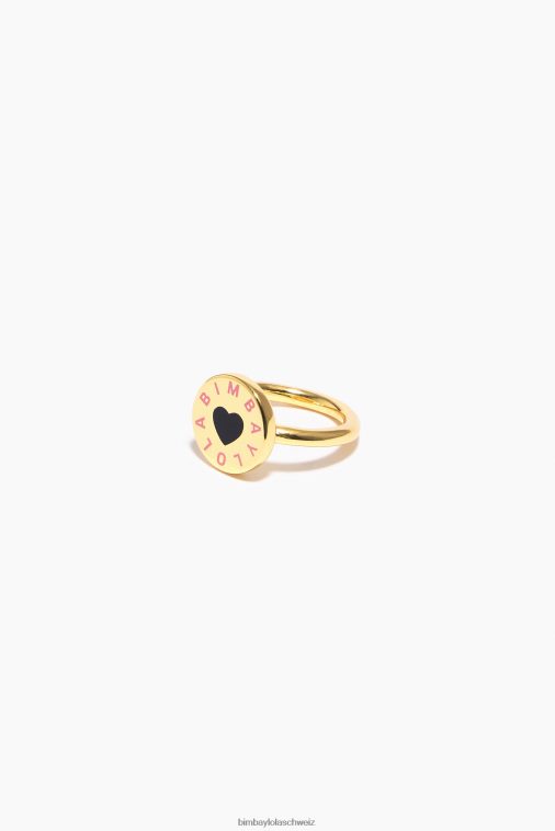 Bimba Y Lola Herz-Logo-Ring golden Zubehör T04ZZ804