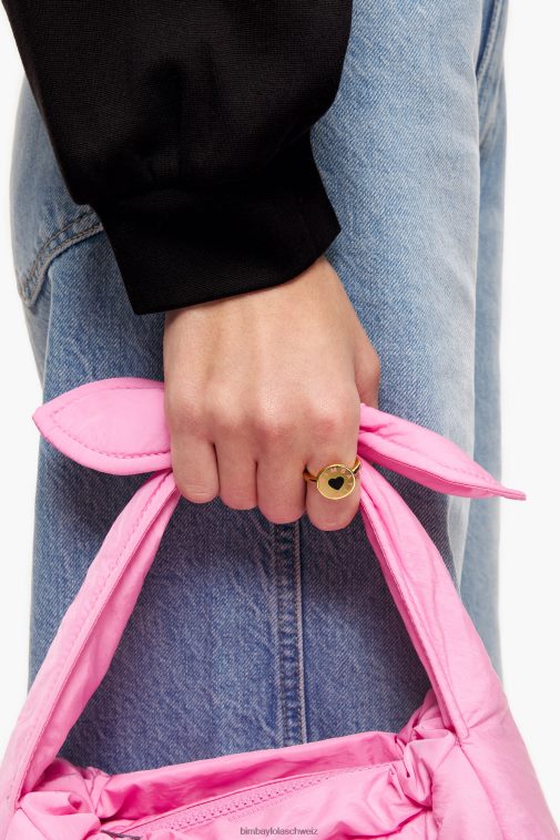 Bimba Y Lola Herz-Logo-Ring golden Zubehör T04ZZ804