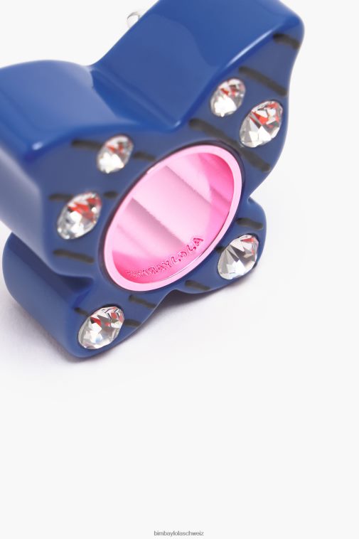 Bimba Y Lola Schmetterlingsring Blau Zubehör T04ZZ810
