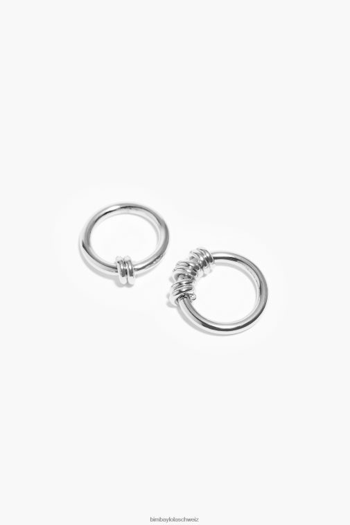Bimba Y Lola Spiralring-Set Silber Zubehör T04ZZ822