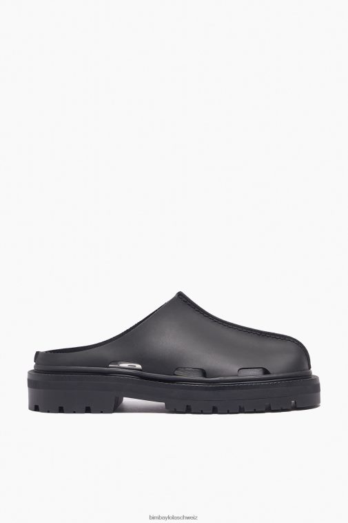 Bimba Y Lola Clog mit Gummieffekt Schwarz Fußwewar T04ZZ598