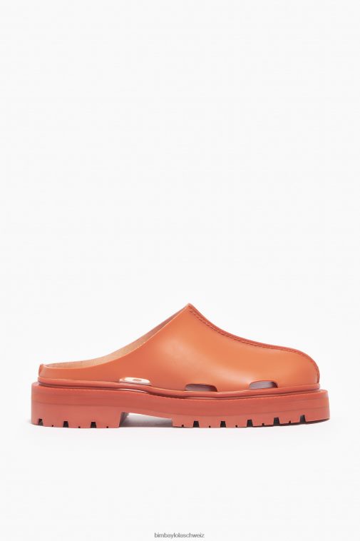 Bimba Y Lola Clog mit Gummieffekt orange Fußwewar T04ZZ599