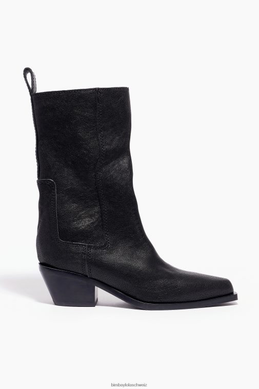 Bimba Y Lola Cowboystiefel aus Leder Schwarz Fußwewar T04ZZ601