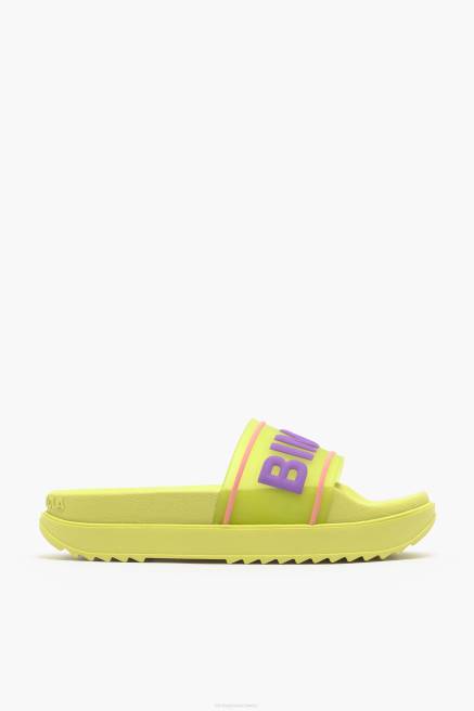Bimba Y Lola Plateau-Flip-Flop mit Logo Fußwewar Gelb T04ZZ589