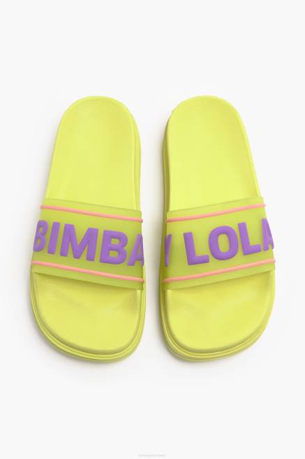 Bimba Y Lola Plateau-Flip-Flop mit Logo Fußwewar Gelb T04ZZ589
