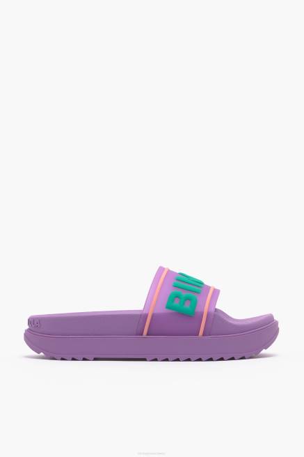 Bimba Y Lola Plateau-Flip-Flop mit Logo Fußwewar lila T04ZZ588