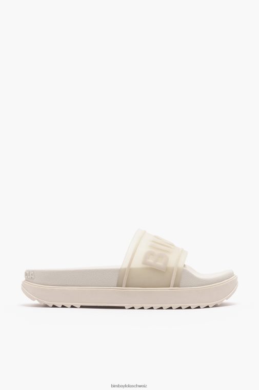 Bimba Y Lola Plateau-Flip-Flop mit Logo Weiss Fußwewar T04ZZ587