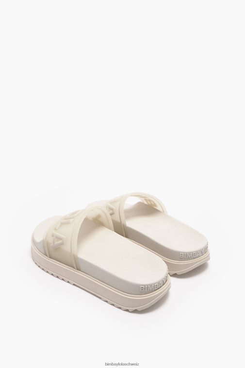 Bimba Y Lola Plateau-Flip-Flop mit Logo Weiss Fußwewar T04ZZ587