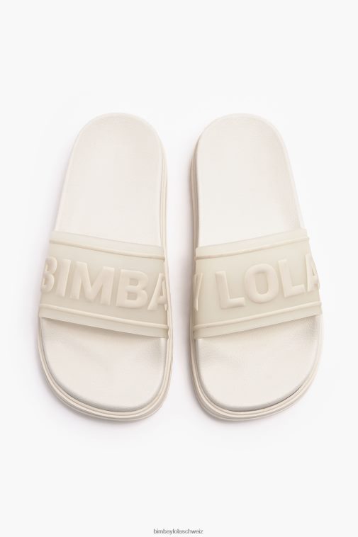 Bimba Y Lola Plateau-Flip-Flop mit Logo Weiss Fußwewar T04ZZ587
