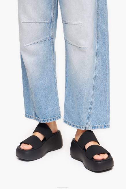 Bimba Y Lola Plateausandale elastisch Fußwewar Schwarz T04ZZ569