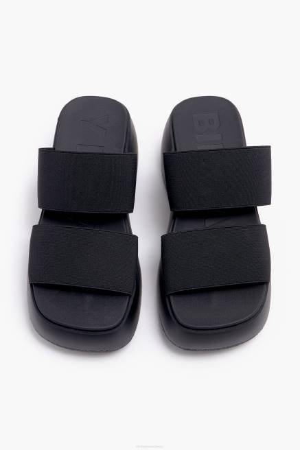 Bimba Y Lola Plateausandale elastisch Fußwewar Schwarz T04ZZ569