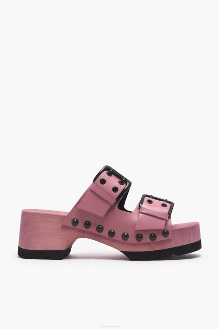 Bimba Y Lola Sandale aus Leder Fußwewar Rosa T04ZZ565