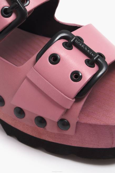 Bimba Y Lola Sandale aus Leder Fußwewar Rosa T04ZZ565