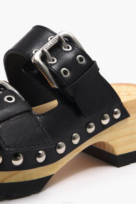 Bimba Y Lola Sandale aus Leder Fußwewar Schwarz T04ZZ564