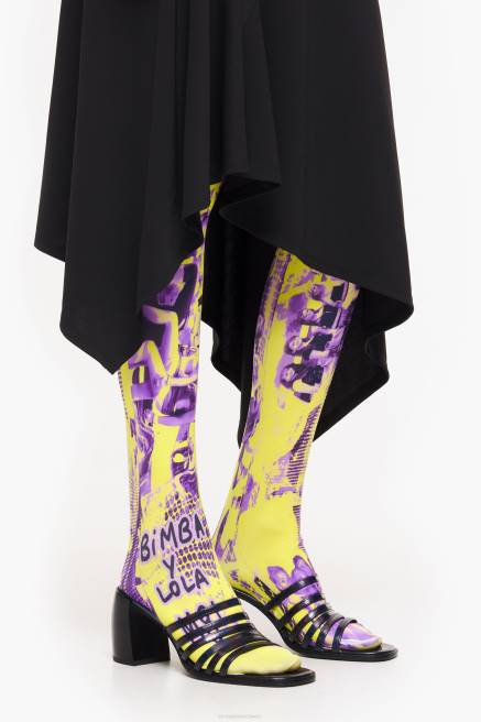 Bimba Y Lola Sandale aus Leder Fußwewar Schwarz T04ZZ575