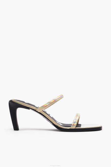 Bimba Y Lola Sandale aus Leder Fußwewar golden T04ZZ574