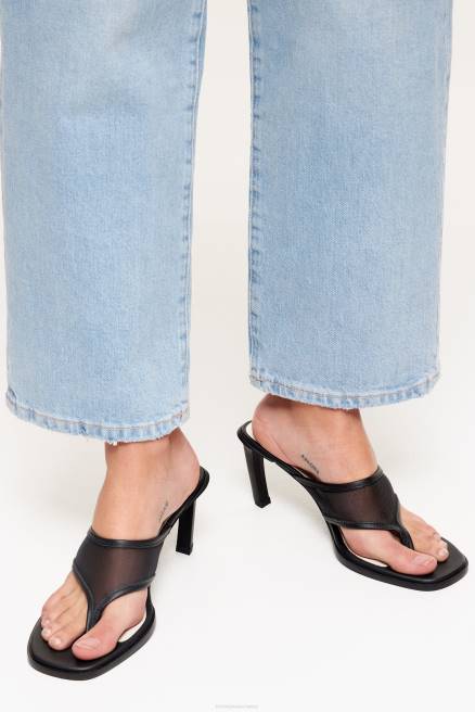 Bimba Y Lola Sandale mit Netzabsatz Fußwewar Schwarz T04ZZ586