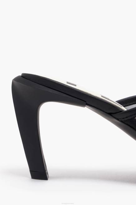 Bimba Y Lola Sandale mit Netzabsatz Fußwewar Schwarz T04ZZ586