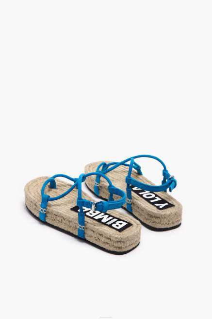Bimba Y Lola Slider-Sandalen Fußwewar Blau T04ZZ582