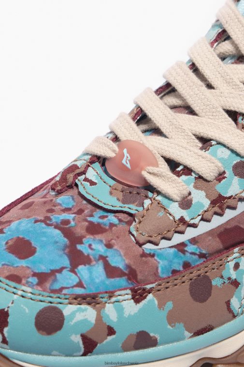 Bimba Y Lola Blumen-Full-Pulpo-Runner-Sneaker braun Fußwewar T04ZZ545