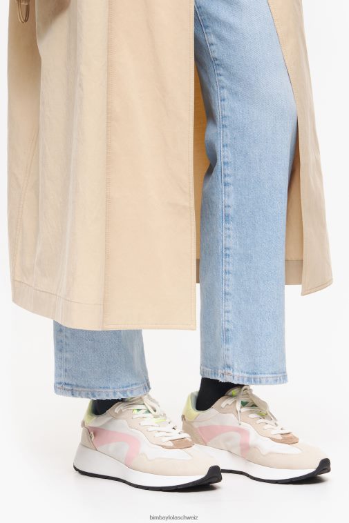 Bimba Y Lola Lifestyle-Sneaker Knochen Fußwewar T04ZZ552