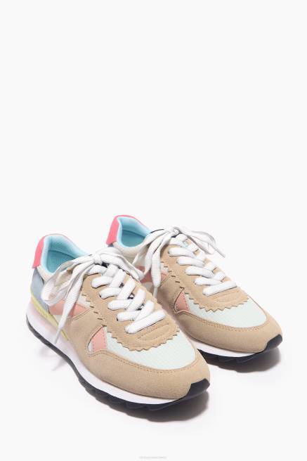 Bimba Y Lola Technischer Sneaker Fußwewar Beige T04ZZ563