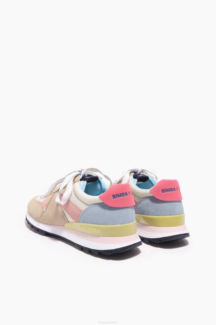 Bimba Y Lola Technischer Sneaker Fußwewar Beige T04ZZ563