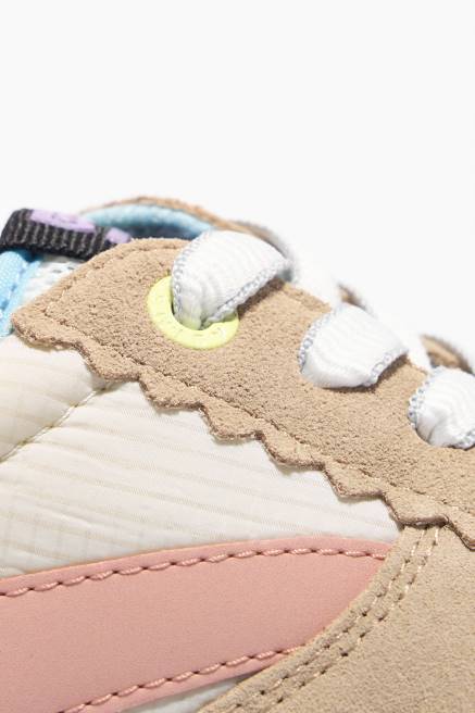 Bimba Y Lola Technischer Sneaker Fußwewar Beige T04ZZ563