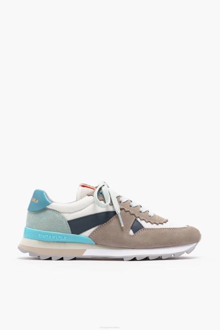 Bimba Y Lola Technischer Sneaker Fußwewar Taupe T04ZZ560