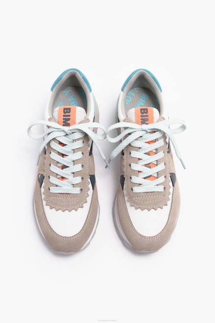 Bimba Y Lola Technischer Sneaker Fußwewar Taupe T04ZZ560
