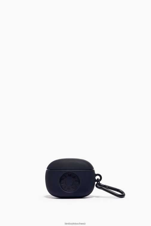 Bimba Y Lola Airpods-Hülle aus Silikon mit Logo Schwarz Zubehör T04ZZ939