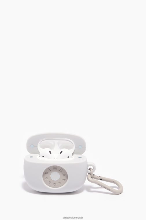 Bimba Y Lola Airpods-Hülle aus Silikon mit Logo Taupe Zubehör T04ZZ937