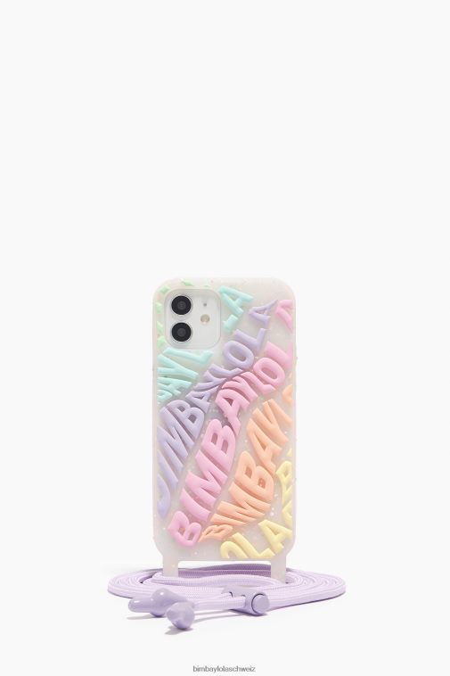 Bimba Y Lola Transparente iPhone 12 Pro-Hülle mit Logo mehrfarbig Zubehör T04ZZ906