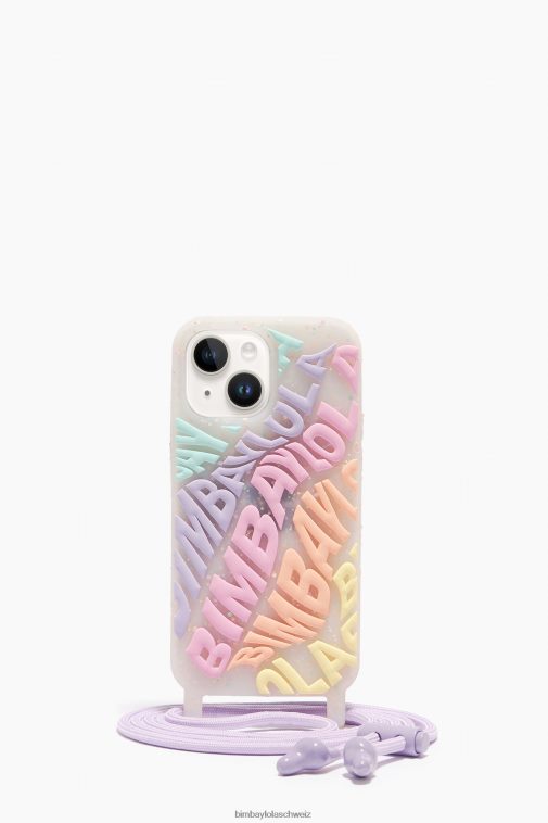 Bimba Y Lola Transparente iPhone 14 Plus-Hülle mit Logo mehrfarbig Zubehör T04ZZ911