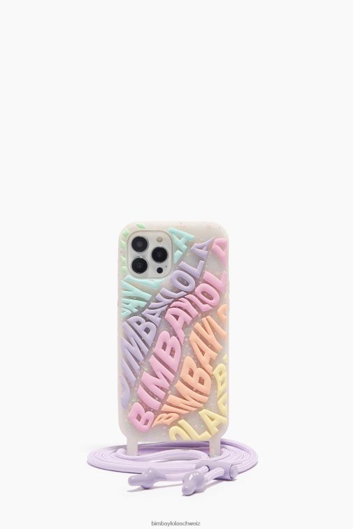 Bimba Y Lola Transparente iPhone 14 Pro-Hülle mit Logo mehrfarbig Zubehör T04ZZ909