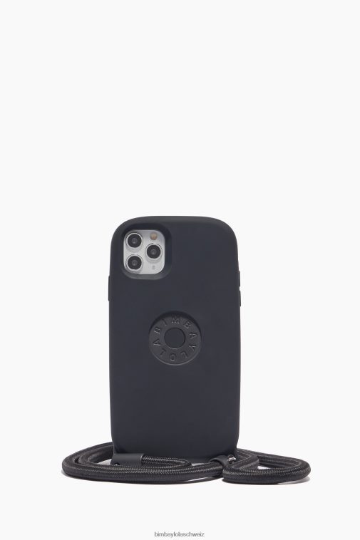 Bimba Y Lola iPhone 11 Pro Max-Logo-Hülle Schwarz Zubehör T04ZZ916