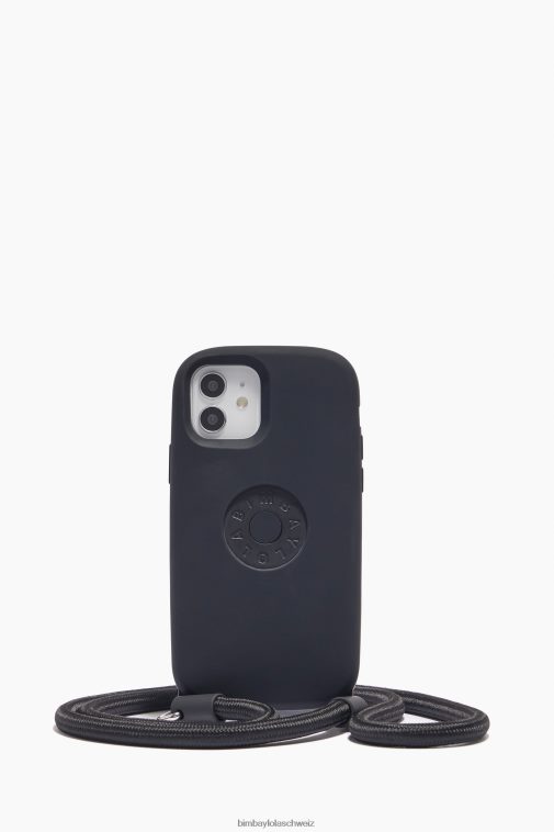 Bimba Y Lola iPhone 12 Pro-Hülle mit Logo Schwarz Zubehör T04ZZ918