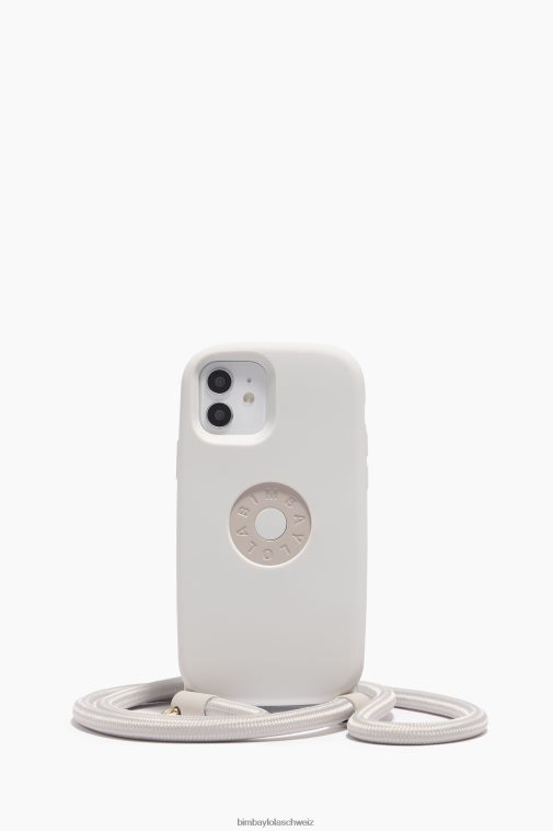 Bimba Y Lola iPhone 12 Pro-Hülle mit Logo Taupe Zubehör T04ZZ917