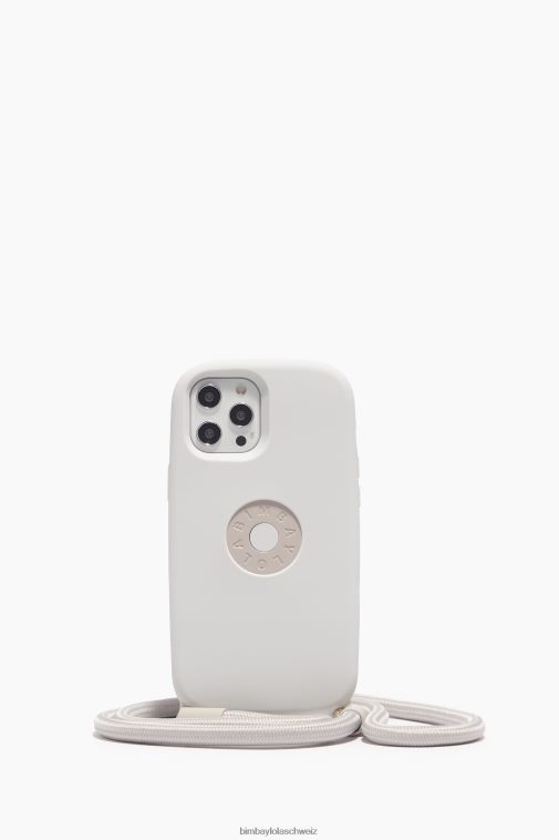 Bimba Y Lola iPhone 12 Pro Max-Logo-Hülle Taupe Zubehör T04ZZ919