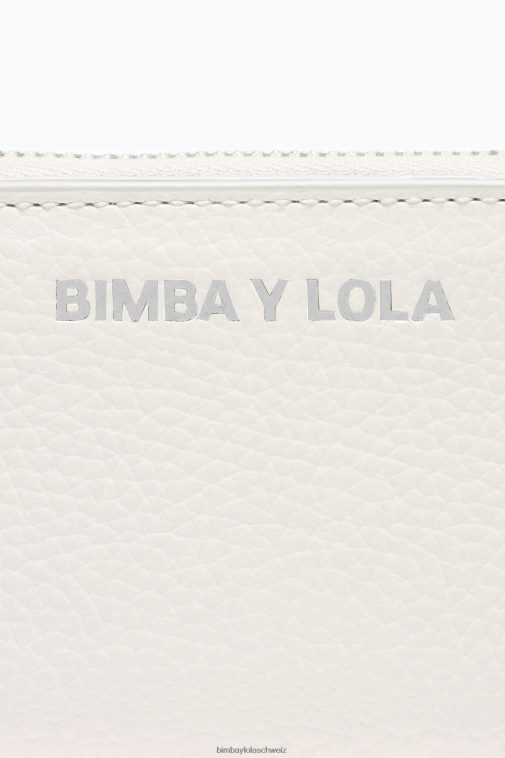 Bimba Y Lola Leder Geldbörse Weiss Zubehör T04ZZ1046