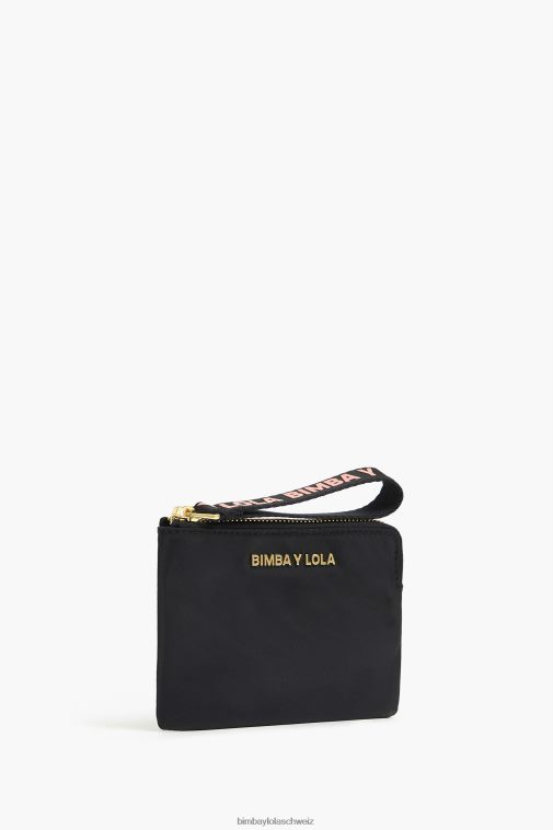Bimba Y Lola Nylon-Geldbörse Schwarz Zubehör T04ZZ1019