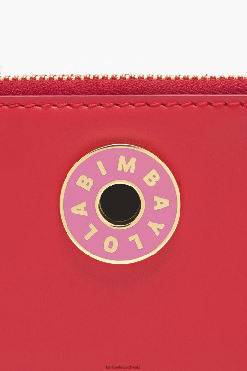 Bimba Y Lola Rechteckige Geldbörse aus Leder Rot Zubehör T04ZZ1024