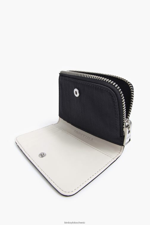 Bimba Y Lola Rechteckige Geldbörse aus Nylon Schwarz Zubehör T04ZZ1021