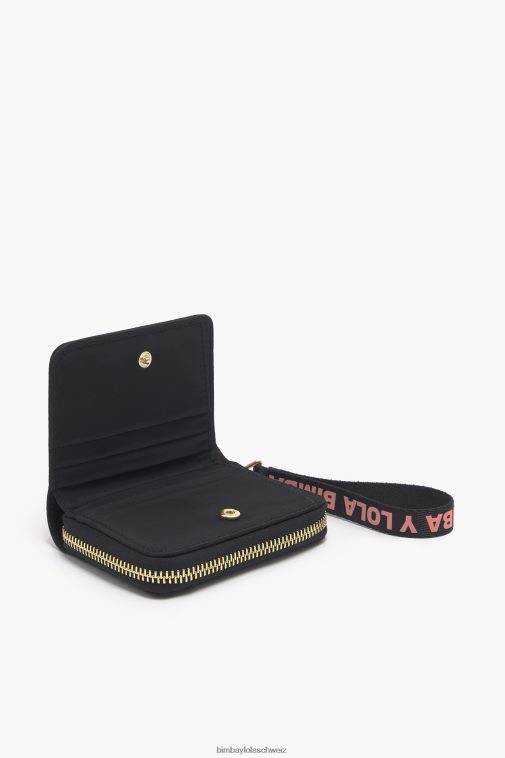 Bimba Y Lola Rechteckige Handtasche aus Nylon Schwarz Zubehör T04ZZ1022