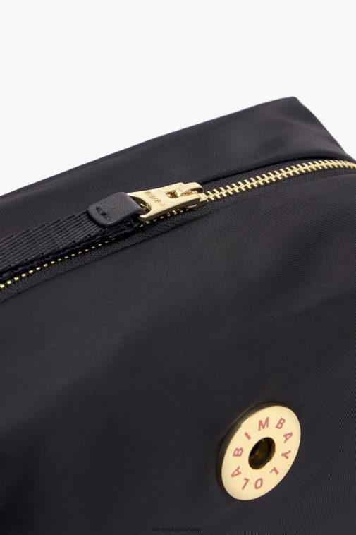 Bimba Y Lola Rechteckiges Make-up-Etui aus Nylon Schwarz Zubehör T04ZZ1099
